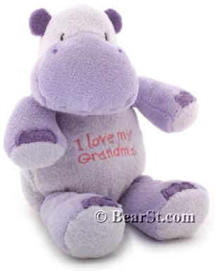 Gund I love my Grandma Hippo