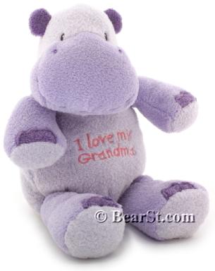 Gund I love my Grandma Hippo