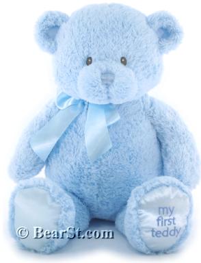 Gund My First Teddy Bear, blue