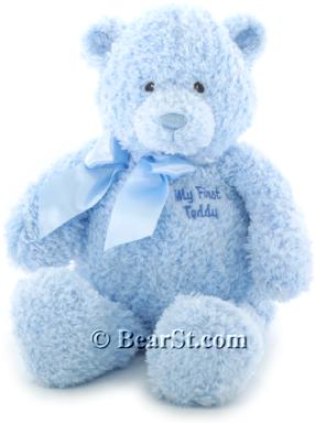 Gund My First Teddy, blue