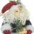 Gund Country Kringles Santa Ornament, blue